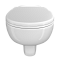 Подвесной унитаз VitrA Conforma (Конформа) 5810B003-6234, безободковый дюропласт, белый глянец санитарный фарфор, антибактериальное покрытие Hygiene (Хайджн) фото 10