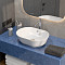 Раковина чаша VitrA Geo (Гео) 7427B003-0012, 55 x 40 см, накладная, белая, антибактериальное покрытие Hygiene (Хайджн) фото 12