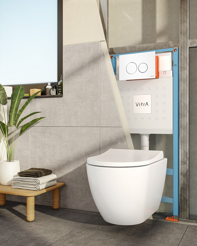 Инсталляция для подвесного унитаза VitrA V-Fix Core (Ви-Фикс Кор) 732-5810-01, без кнопки смыва фото 2