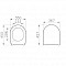 Сиденье для унитаза VitrA Integra (Интегра) 131-003-009, круглое белое дюропласт, с микролифтом фото 16