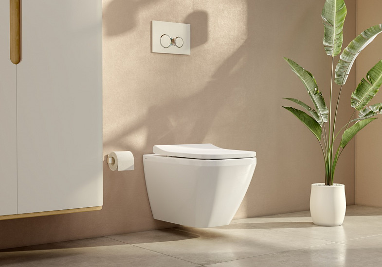 Сиденье для унитаза VitrA Shift (Шифт) 191-003-009, квадратное с закруглениями белое дюропласт, с микролифтом фото 12
