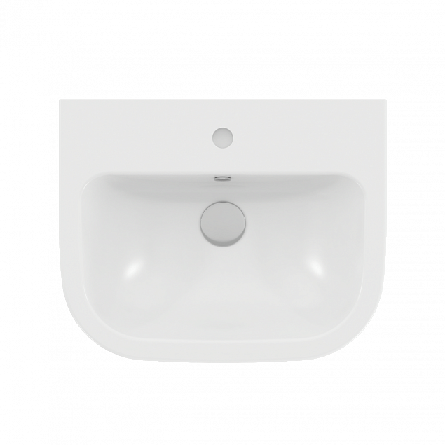 Раковина накладная VitrA S20 5502B003-0001, 55 x 44 см, белая, антибактериальное покрытие Hygiene (Хайджн) фото 3