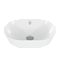 Раковина чаша VitrA Geo (Гео) 7427B003-0012, 55 x 40 см, накладная, белая, антибактериальное покрытие Hygiene (Хайджн) фото 9