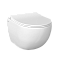 Подвесной унитаз VitrA Sento (Сенто) 7748B003-0075, безободковый, Rim-ex (Рим-экс), белый, санитарный фарфор, антибактериальное покрытие Hygiene (Хайджн) фото 8