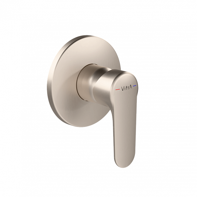 Встраиваемый смеситель для ванны VitrA Root Round (Рут Раунд) A4272834EXP, брашированный никель фото 1