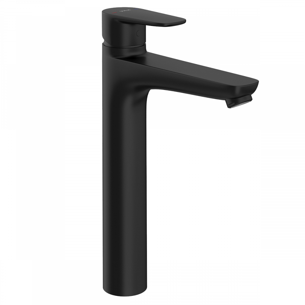 Смеситель для раковины VitrA Flow Soft (Флоу Софт) A4301036EXP, однорычажный, матовый черный, латунь