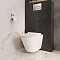 Подвесной унитаз VitrA Integra Round (Интегра Раунд) 7041B003-0075, безободковый, Rim-ex (Рим-экс), белый, санитарный фарфор, антибактериальное покрытие Hygiene (Хайджн) фото 13