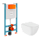Инсталляция с унитазом VitrA Shift (Шифт) 9855B003-7207, комплект 3 в 1, с сиденьем микролифт, безободковый, Rim-ex (Рим-экс) фото 17