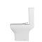 Унитаз-компакт напольный VitrA Zentrum (Зентрум) 9824B003-7219, с сиденьем микролифт, белый, санитарный фарфор, антибактериальное покрытие Hygiene (Хайджн) фото 11