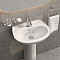 Раковина накладная VitrA Normus (Нормус) 55 см, в комплекте с пьедесталом 9600B003-7650, 55 x 42 см, белая, антибактериальное покрытие Hygiene (Хайджн) фото 17