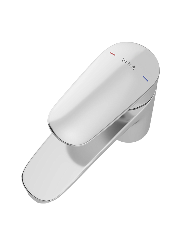 Смеситель для раковины VitrA Flow Round однорычажный хром латунь фото 2