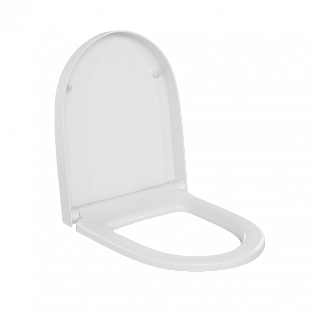 Сиденье для унитаза VitrA Sento (Сенто) 86-003-009, круглое белое дюропласт, с микролифтом фото 3