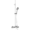 Душевая система VitrA Base Round (Бейс Раунд) A47303EXP, с термостатическим смесителем и ручным душем, хром, латунь фото 9