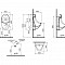 Писсуар VitrA Arkitekt Urinal (Аркитект Уринал) настенный, белый с сенсором, антибактериальное покрытие Hygiene (Хайджн) фото 12