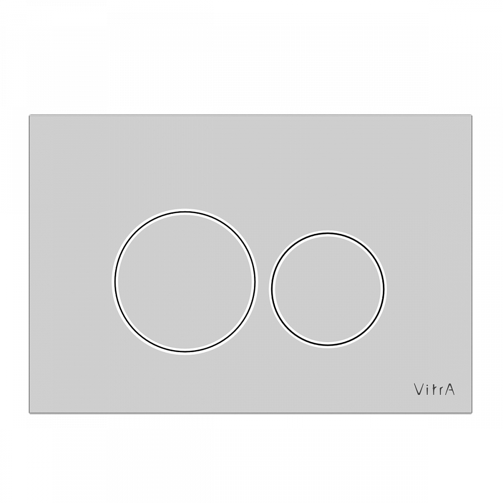 Кнопка смыва для инсталляции VitrA Origin (Ориджин) 740-2480, глянцевая, хром двойный смыв