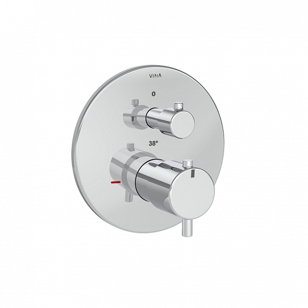 Комплект смесителей VitrA AquaHeat (Аквахит) A49333EXP, хром фото 4