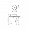 Раковина чаша VitrA Outline Recycled (Аутлайн Ресайклд) 7992B066-0016, 41 x 41 см, накладная матовая бежевая, антибактериальное покрытие Hygiene (Хайджн) фото 14