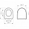 Сиденье для унитаза VitrA Nest (Нест) 220-003R409, круглое белое дюропласт, с микролифтом быстросъемное фото 10