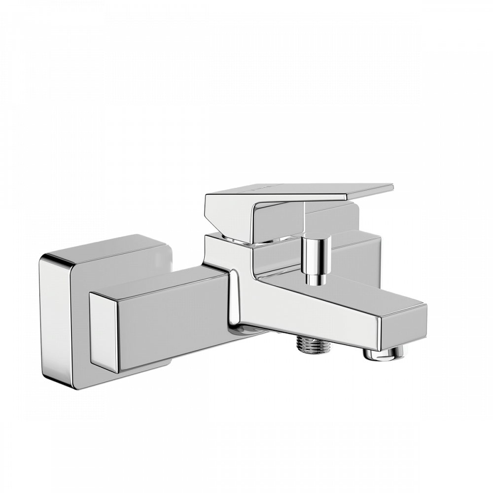 Настенный смеситель для ванны VitrA Minimax Square (Минимакс Скуэр) A43520EXP, однорычажный, хром, латунь