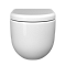 Подвесной унитаз VitrA Liquid (Ликвид) 7321B403-0075 без сиденья, безободковый, Rim-ex (Рим-экс), белый, санитарный фарфор, антибактериальное покрытие Hygiene + Clean (Хайджн + Клин) фото 9