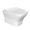 Подвесной унитаз VitrA Zentrum Square (Зентрум Скуэр) 7484B003-0075, безободковый SmoothFlush (Смусфлаш), белый, санитарный фарфор, антибактериальное покрытие Hygiene (Хайджн) фото 8