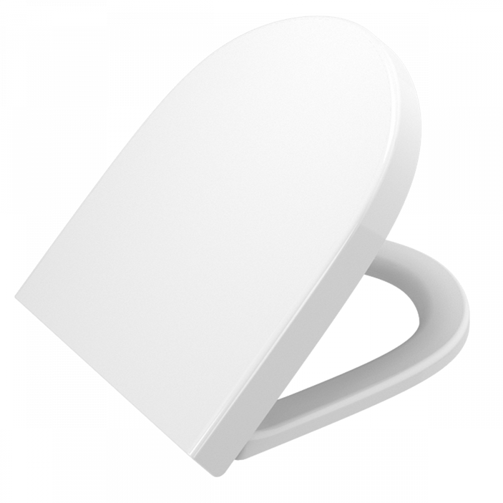 Сиденье для унитаза VitrA Sento (Сенто) 86-003-009, круглое белое дюропласт, с микролифтом