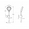 Ручной душ VitrA Base Round (Бейс Раунд) A45907EXP, хром фото 12