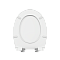 Сиденье для унитаза VitrA Universal (Универсал) 805-003-009, белое дюропласт без микролифта фото 6