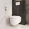 Подвесной унитаз VitrA Liquid (Ликвид) 7321B403-0075 без сиденья, безободковый, Rim-ex (Рим-экс), белый, санитарный фарфор, антибактериальное покрытие Hygiene + Clean (Хайджн + Клин) фото 13