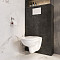 Подвесной унитаз VitrA Normus (Нормус) 6855B003-0101 без сиденья, ободковый Open-Rim, белый, санитарный фарфор, антибактериальное покрытие Hygiene (Хайджн) фото 13