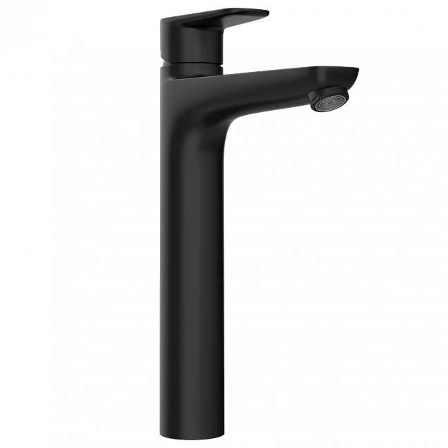 Смеситель для раковины VitrA Flow Soft (Флоу Софт) A4301036EXP, однорычажный, матовый черный, латунь фото 3