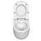 Подвесной унитаз VitrA Liquid (Ликвид) 7321B403-0075 без сиденья, безободковый, Rim-ex (Рим-экс), белый, санитарный фарфор, антибактериальное покрытие Hygiene + Clean (Хайджн + Клин) фото 11