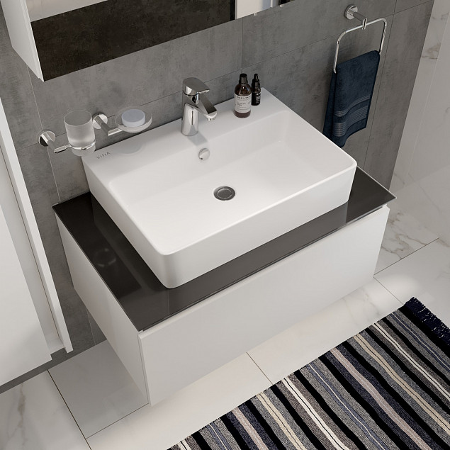Смеситель для раковины VitrA Flow Round (Флоу Раунд) A42925EXP, однорычажный, хром, латунь фото 5