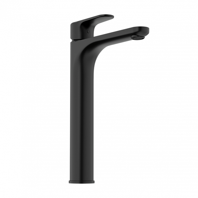 Смеситель для раковины VitrA Root Round (Рут Раунд) A4270736EXP, однорычажный, матовый черный, латунь фото 3
