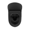Подвесной унитаз VitrA Sento (Сенто) 7748B083-0101 без сиденья, безободковый, Rim-ex (Рим-экс), матовый черный, санитарный фарфор, антибактериальное покрытие Hygiene (Хайджн) фото 10