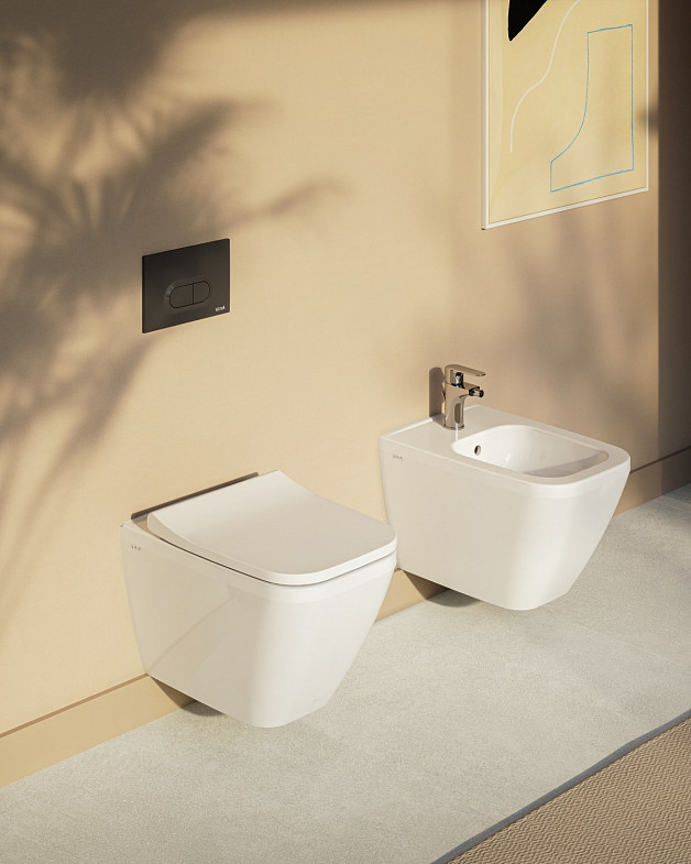 Сиденье для унитаза VitrA Shift (Шифт) 191-003-009, квадратное с закруглениями белое дюропласт, с микролифтом фото 18