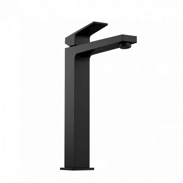 Смеситель для раковины-чаши VitrA Minimax Square (Минимакс Скуэр) A4372436EXP, однорычажный, матовый черный, латунь фото 3