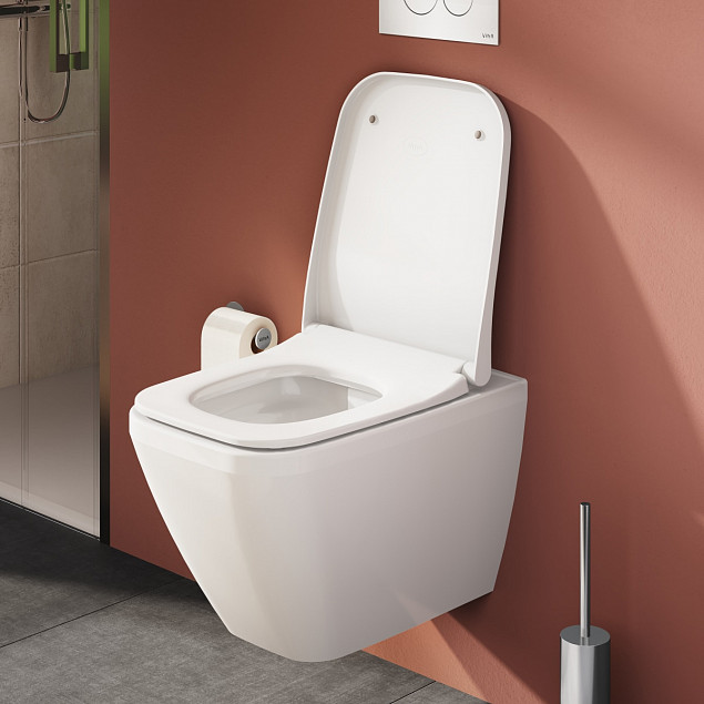 Сиденье для унитаза VitrA Universal квадратное с закруглениями фото 5