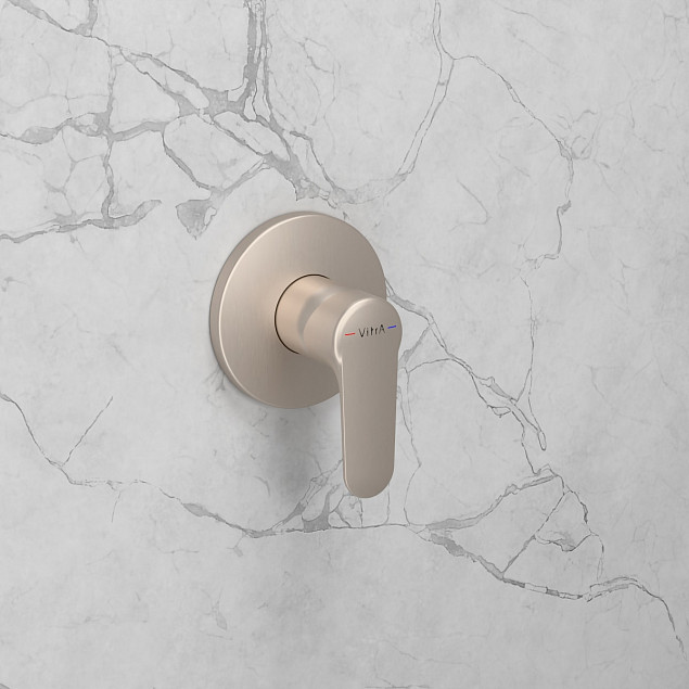 Встраиваемый смеситель для ванны VitrA Root Round (Рут Раунд) A4272834EXP, брашированный никель фото 5