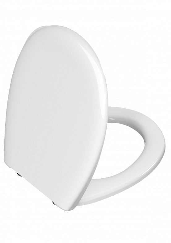 Сиденье для унитаза VitrA Universal (Универсал) 115-003-001, овальное белое дюропласт без микролифта фото 1