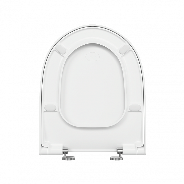 Сиденье для унитаза VitrA Sento (Сенто) 130-003-009, круглое белое дюропласт, с микролифтом фото 2