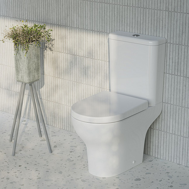 Сиденье для унитаза VitrA Zentrum (Зентрум) 94-003-001, круглое белое дюропласт без микролифта фото 5
