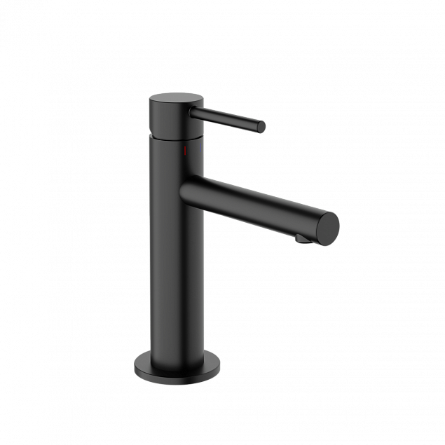 Смеситель для раковины VitrA Origin (Ориджин) A4255636WTC, однорычажный, матовый черный, латунь фото 1