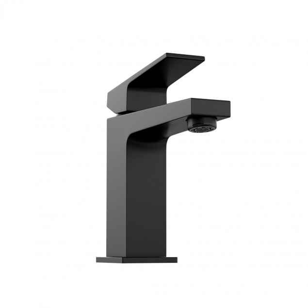 Смеситель для раковины VitrA Minimax Square (Минимакс Скуэр) A4372036EXP, однорычажный, матовый черный, латунь фото 3