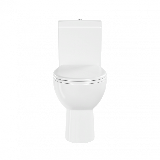 Унитаз-компакт напольный VitrA S10 9864B003-7201, с сиденьем без микролифта, белый, санитарный фарфор, антибактериальное покрытие Hygiene (Хайджн) фото 2