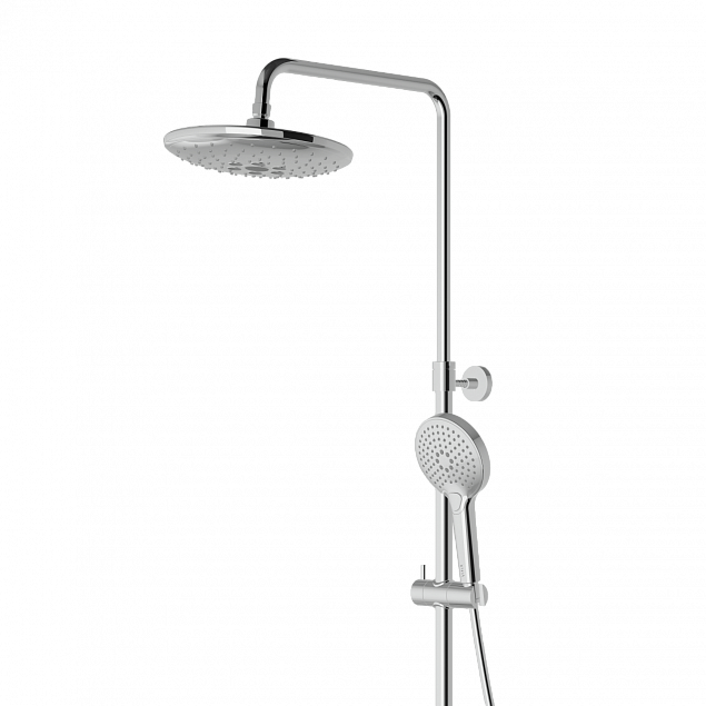 Душевая система VitrA Aquaheat (Аквахит) A47205EXP, с термостатическим смесителем и ручным душем, хром, латунь фото 5
