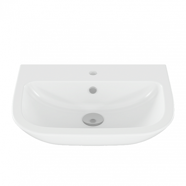 Раковина VitrA S20 5503B003-0001, 60 x 46 см, белая, антибактериальное покрытие Hygiene (Хайджн) фото 2