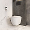 Подвесной унитаз VitrA Mia Round (Мия Раунд) 7510B003-0075 без сиденья, безободковый SmoothFlush (Смусфлаш), белый, санитарный фарфор, антибактериальное покрытие Hygiene (Хайджн) фото 13