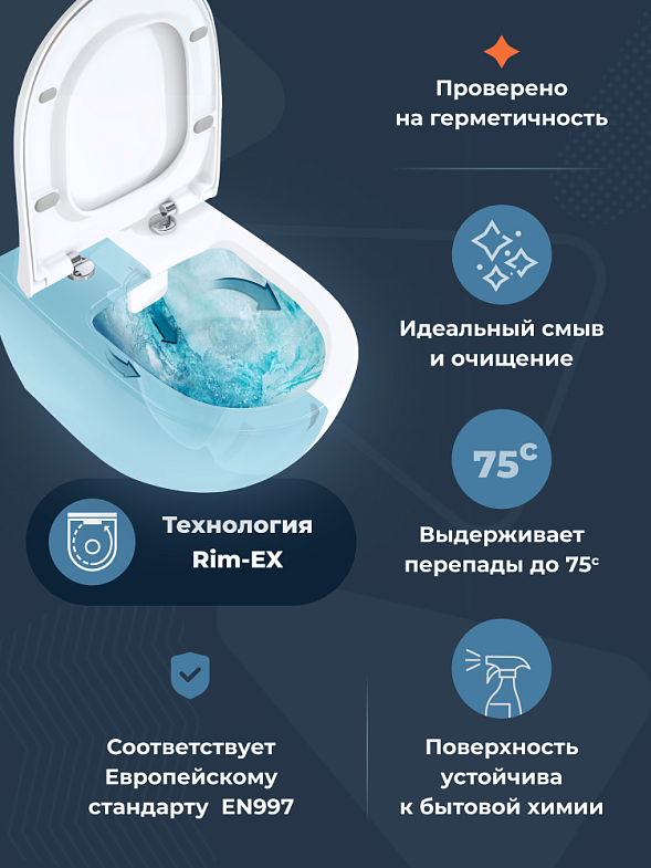VitrA Harmony комплект подвесного унитаза 4 в 1 (унитаз, инсталляция, панель смыва, сиденье) фото 10
