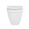 Подвесной унитаз VitrA S50 7740B003-0075 без сиденья, безободковый, Rim-ex (Рим-экс), белый, санитарный фарфор, антибактериальное покрытие Hygiene (Хайджн) фото 9